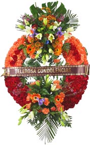 Corona Funeraria Grande con entrega en Bilbao - Vizcaya